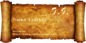 Tuska Ildikó névjegykártya
